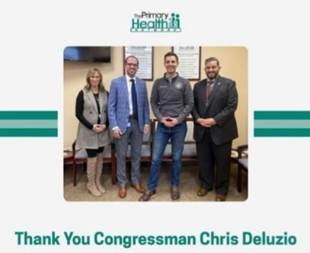 Primary Health Net Welcomes Congressman Deluzio